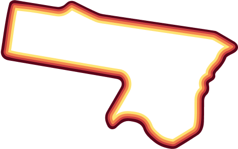 Bathurst Track Outline Colored for Touring Car Masters
